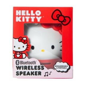 Hello Kitty Sanrio Bluetooth Wireless Speaker - Red Portable Rechargeable NIB
B